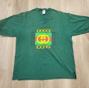 Vintage Gucci men's shirt green large